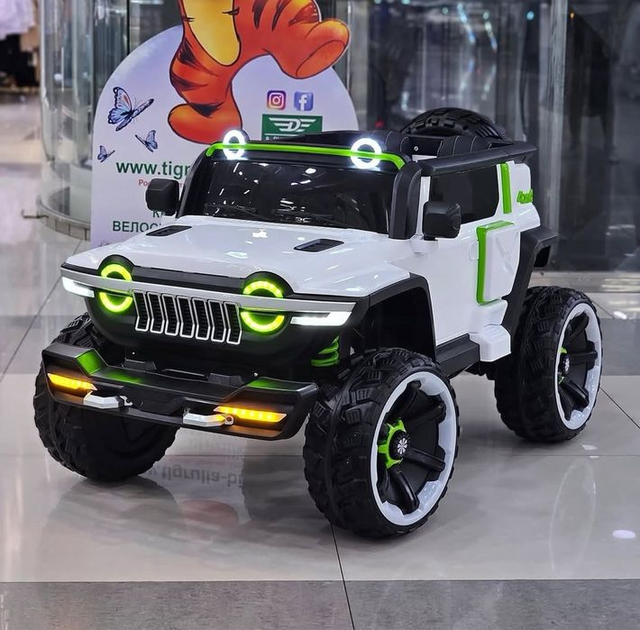 ХИТ ПРОДАЖ| JEEP WRANGLER detskaya mashina 12V 10ah| dostavka 24.7