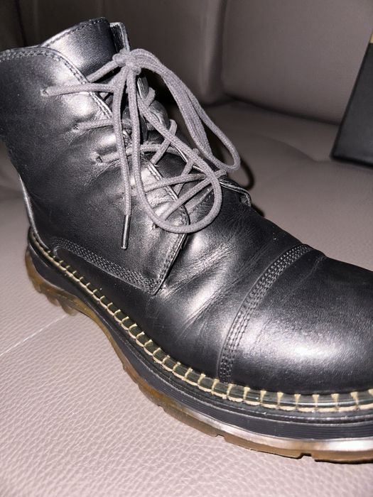 Ботинки натуральная кожанные черные