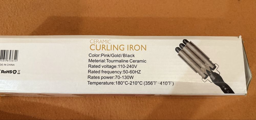 Волновая плойка тройная