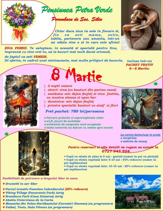 Pachet festiv 1 martie, 8 martie, Paste