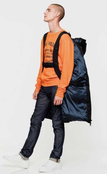 Zadig & Voltaire Biscot Down Puffer Parka Black M