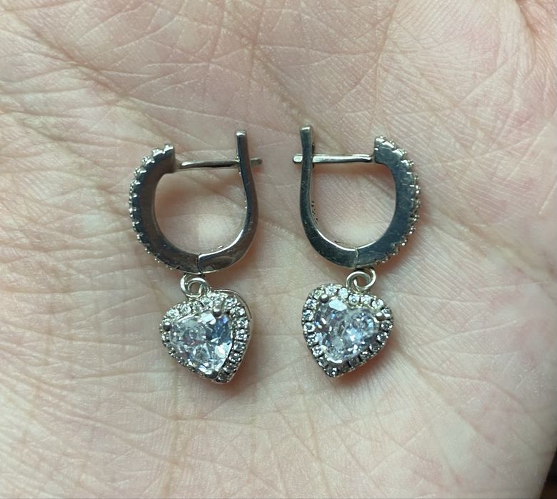 Серьги, серебро 925 пробы