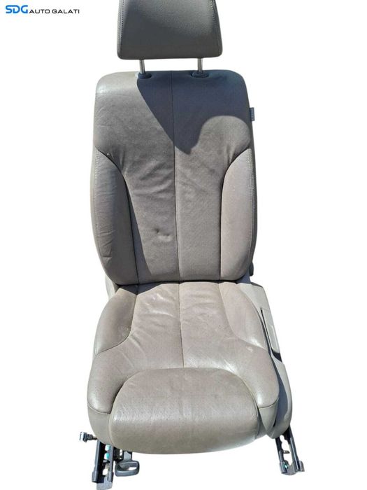 Interior Complet Scaun Scaune Stanga Dreapta Fata Sofer Pasager Piele Neagra cu Rabatare Bancheta Spate cu Sezut Spatar Volkswagen Passat B6 2005 - 2010 [LC1614]