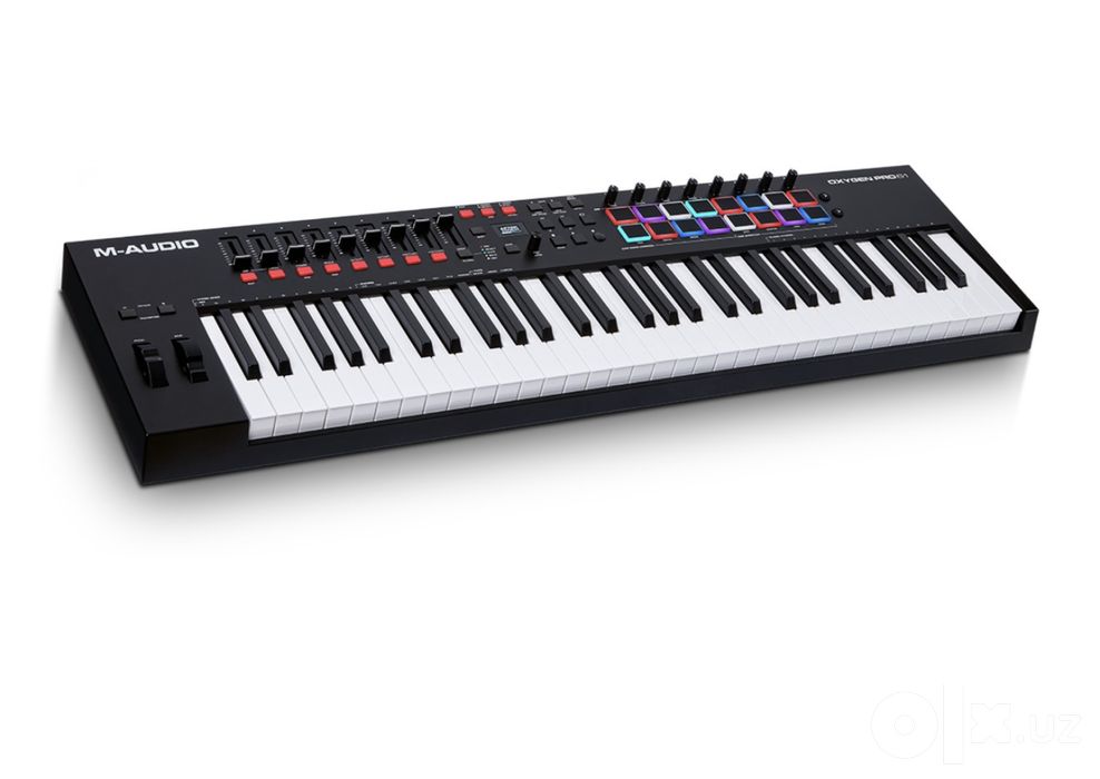 M-Audio Oxygen Pro 61 MIDI Keyboard — Yangi holatda