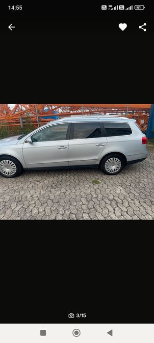 Dezmembrez Volkswagen Passat B6 2.0 tdi 125 kw 170 cp BMR arginti LA7W