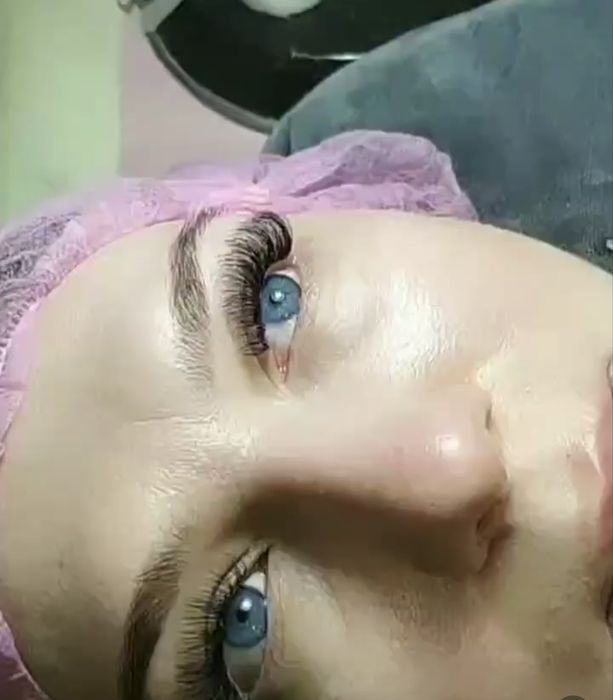 Наращивание ресницы разные
