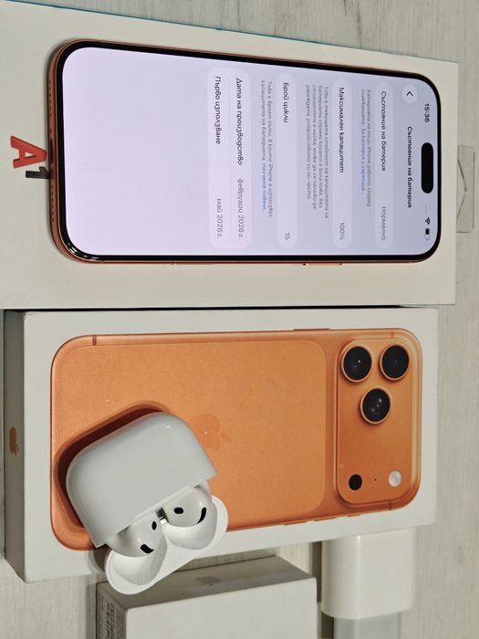 Като нов iPhone 17 Pro Max 256 GB Гаранция