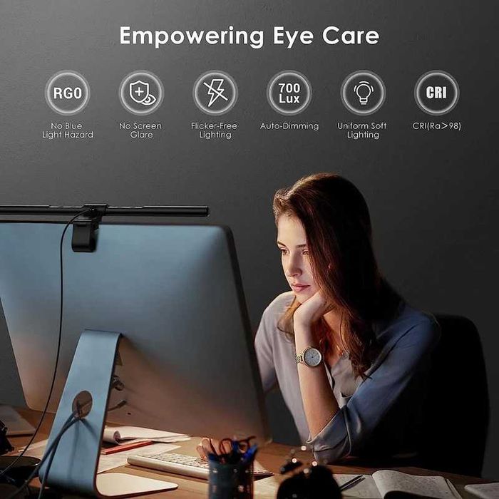 Lampa Monitor Quntis ScreenLinear tactil – Auto Dimming 40cm