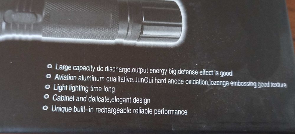 Lanterna cu electrosoc,din duraluminiu