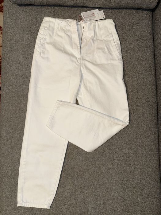 Белые джинсы Mom’s, новые