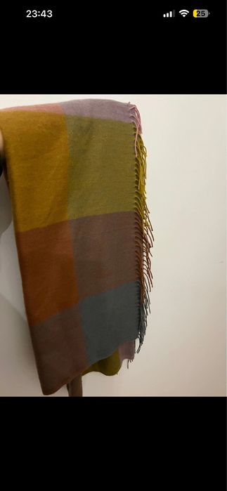 Eșarfă fular lung colorat mare sau păturică