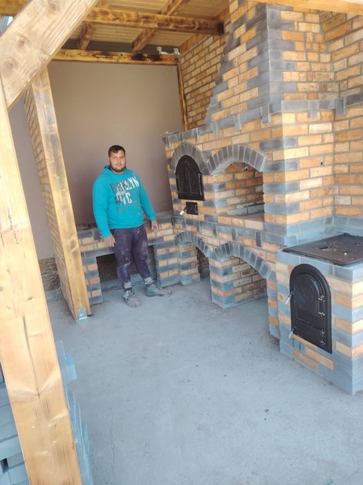 Grătare rustice din cărămidă