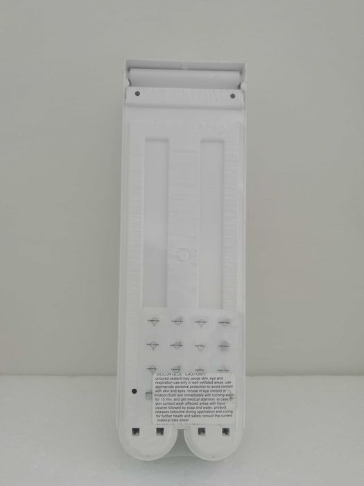 Диспенсър за баня с две отделения, пластмасов