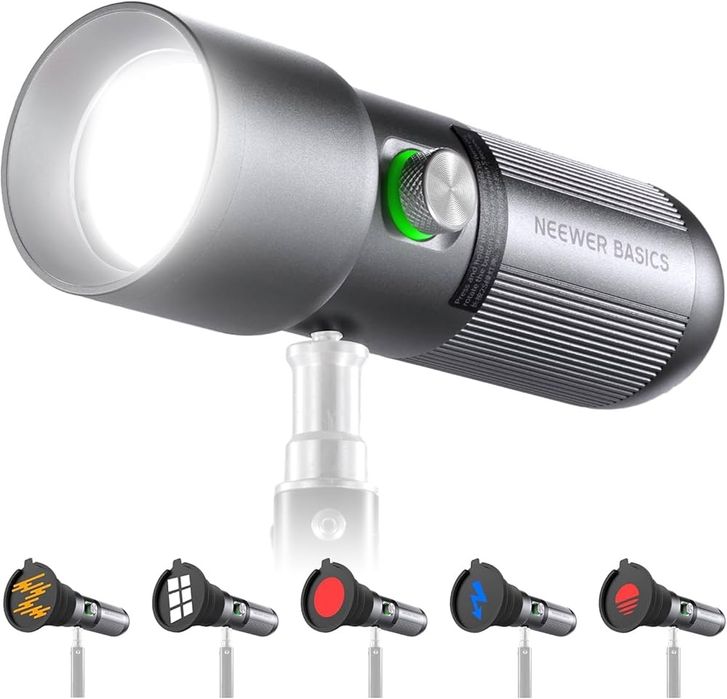 NEEWER FL10 RGB LED видео лампа 10W, 20 GOBO ефекта, 7500mAh, CRI95+