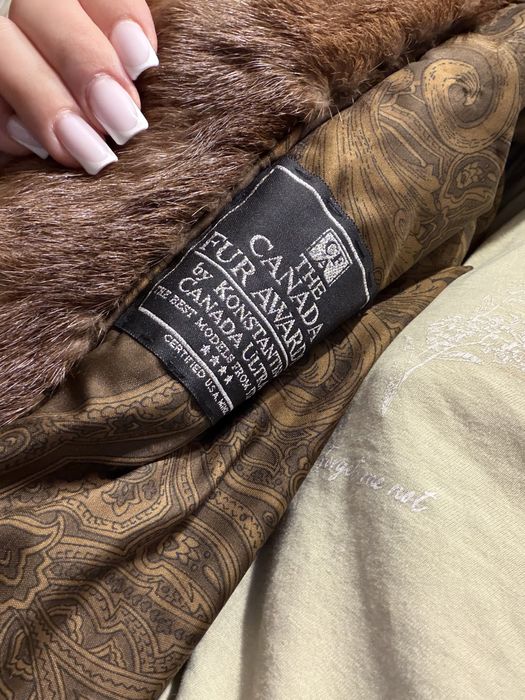 Длинная Норковая шуба