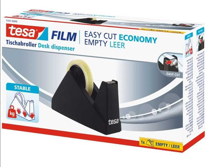 Dispenser de bandă adezivă până la 25 mm și 66 m Escrofi Economy Tesa