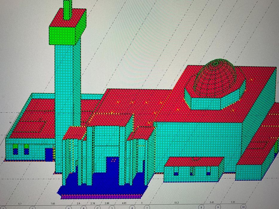 Расчет Лира сапр, Lira Sapr, автокад, Autocad, чертежи