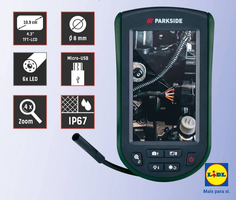 Camera inspecție parkside endoscopica noua garanție 3 ani
