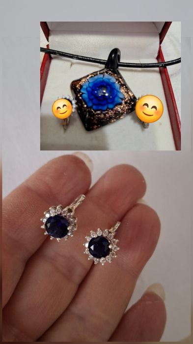 Set cercei argint $ colier