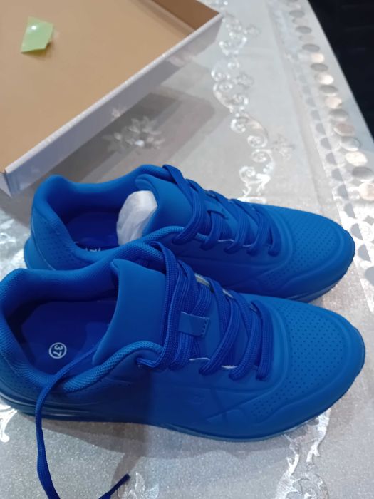 Дамски сини маратонки