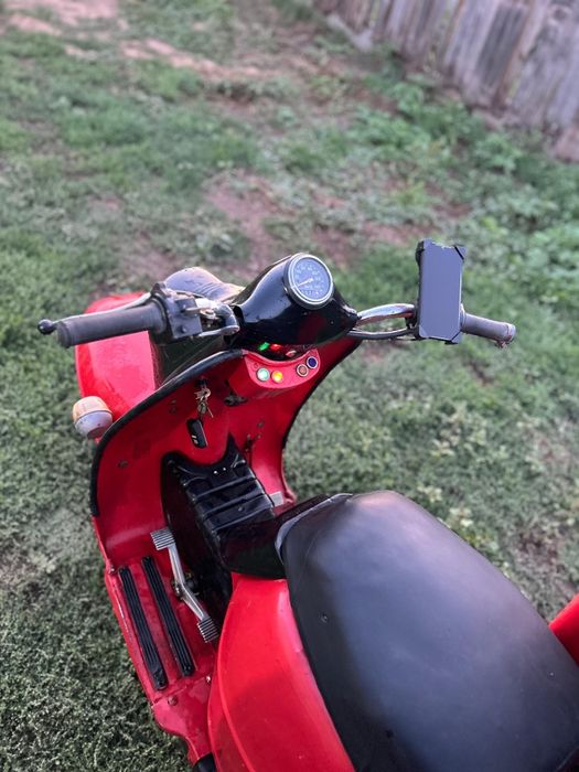 Мотороллер с прицепом