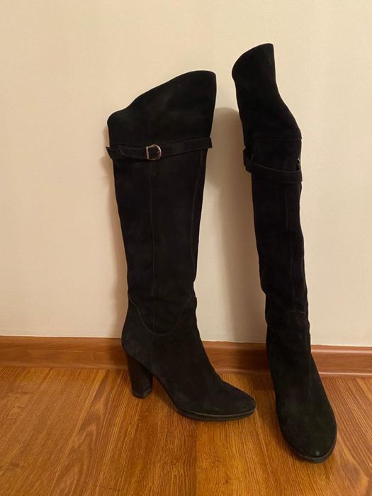 Сапоги замша в хорошем состоянии