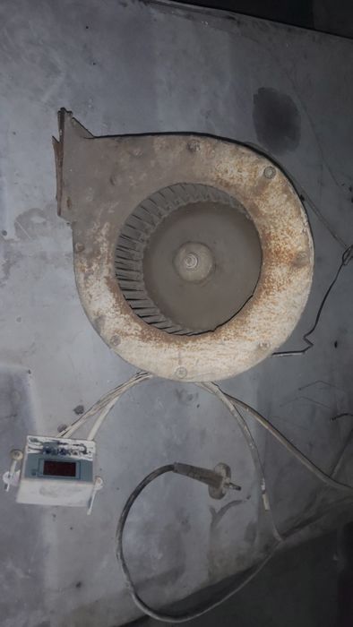 Вентилятор для котла, печьки. Частный дом