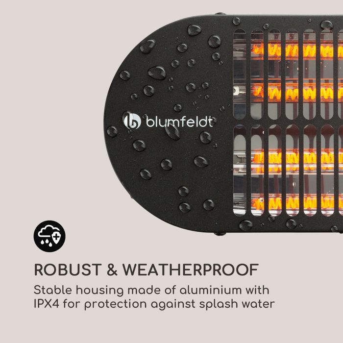 Инфрачервен нагревател за открито
