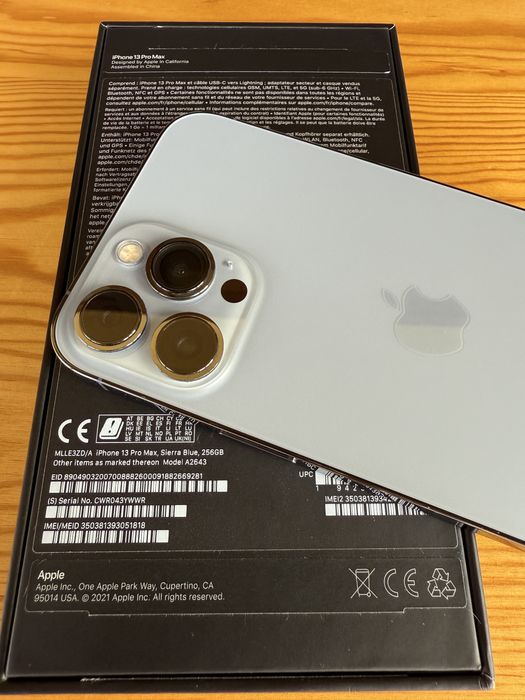 iPhone 13 Pro Max Sierra Blue 256GB