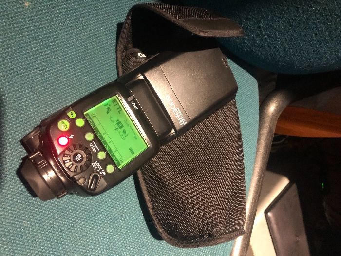 Blitz speedlight Canon 600 RX + Phottix Mitros + Trigger Odin 1,5 TCU