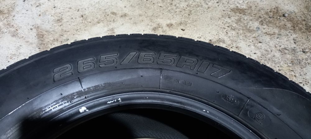 Продам летние шины р17, 265, 65