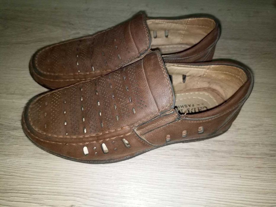 Классические летние туфли для мальчика