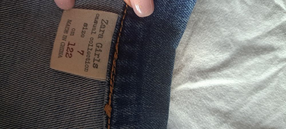 Zara geaca fete blugi 7 ani