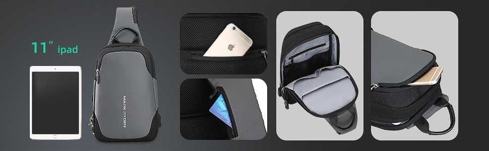 Сумка через плечо MR7056, рюкзак с одной лямкой Бренд: MARK RYDEN