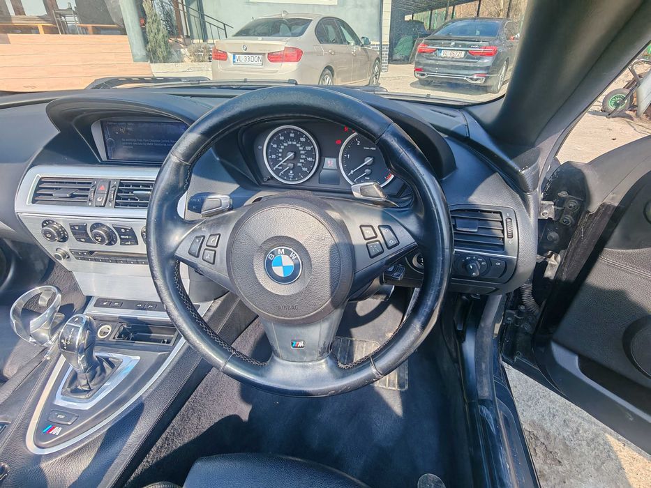 2009 BMW E64 635d Cabrio decapotabila Facelift 3.0 bi-turbo 286 cp automata volan dreapta acte de Bulgaria BG schimb / variante X5 SERIA 7 E38 SUV