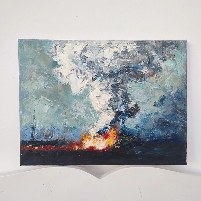 Realizez la comanda tablouri pictate, invitatii de nunta, de botez.