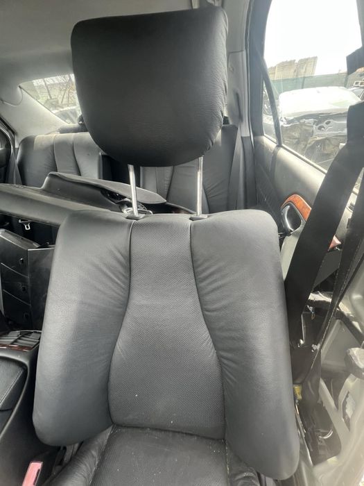 Кожен салон за Мерцедес Mercedes W220 S класа черен от десен волан