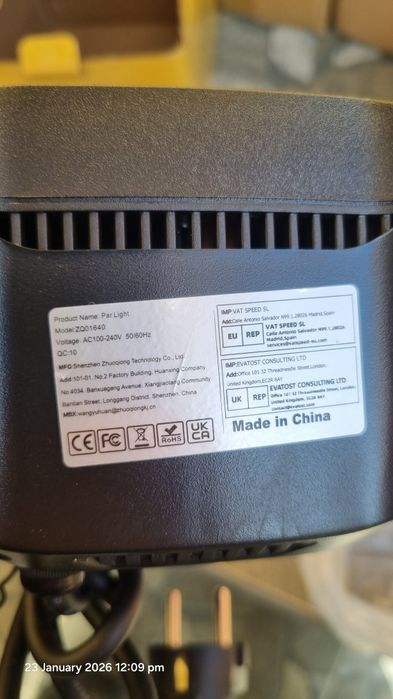 RGBW LED Par 40w