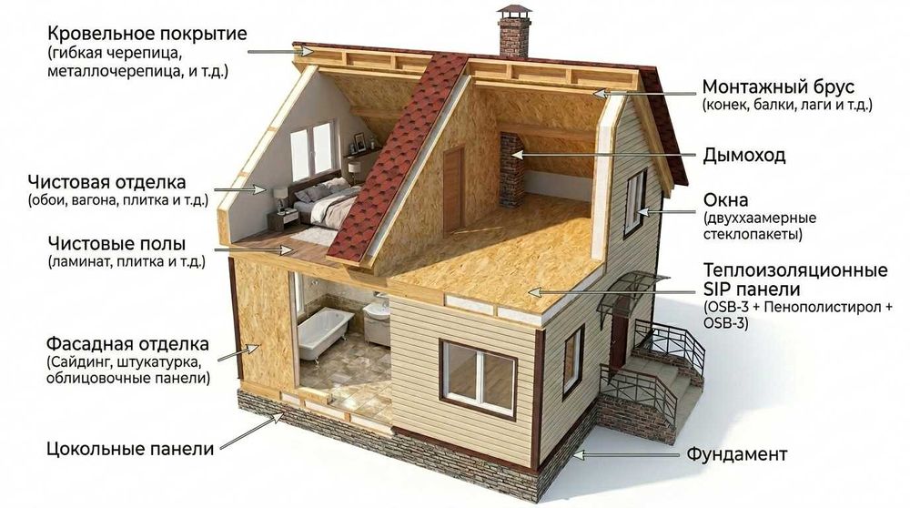 Строительство и продажа дома