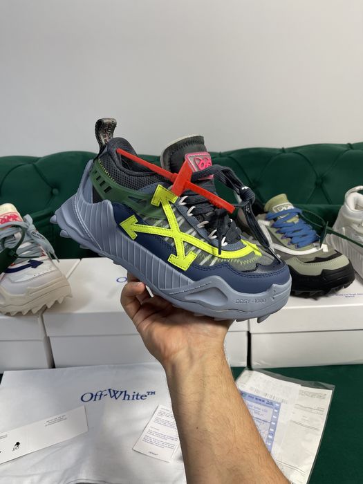 Adidasi Off White ODSY piele naturala Premium Full Box colectie noua