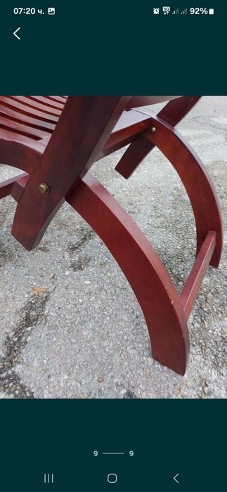 Масивен сгъваем стол Швейцарски