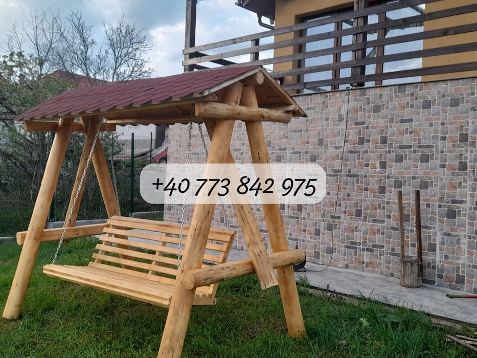 Leagăn de grădină - balansoar rustic
