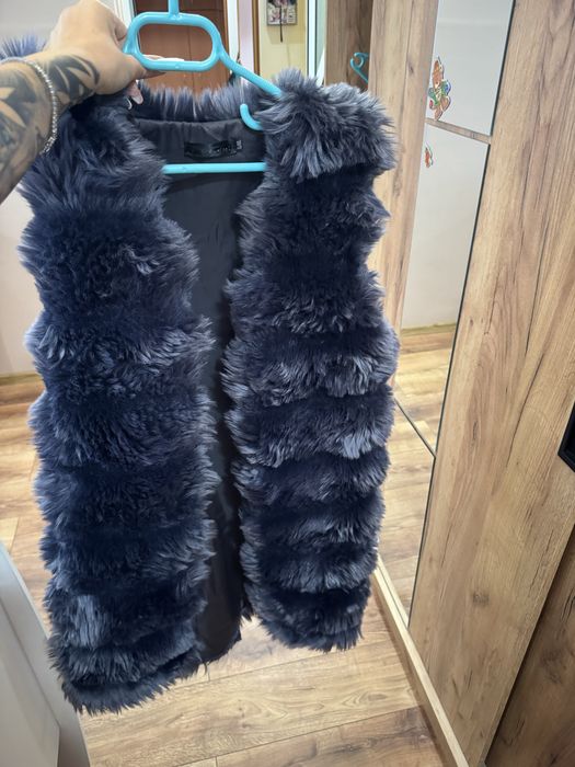 Дамски елек естествен косъм