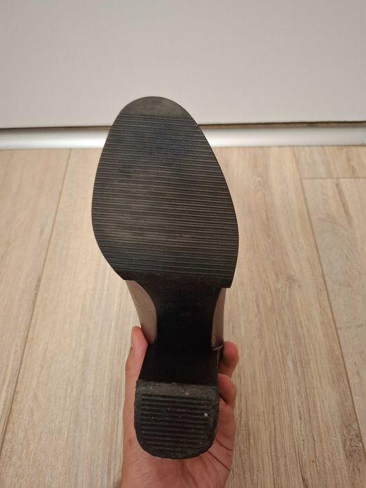 Botine damă cu toc gros