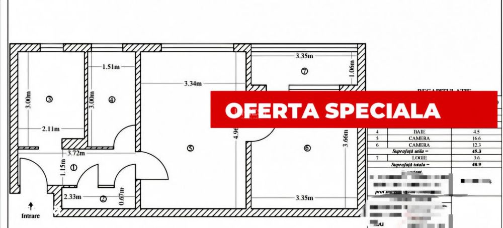 Apartament 2 camere-Podu Ros-Socola-bloc fara risc