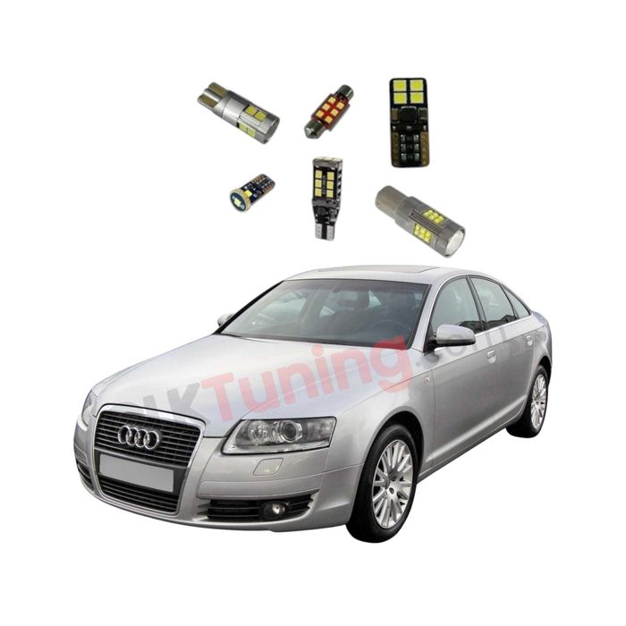 Pachet becuri led leduri pt iluminare interior Audi A6 C6 4F