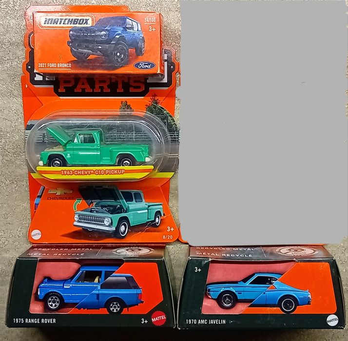 Метални нови колички Мачбокс/Matchbox 1:64