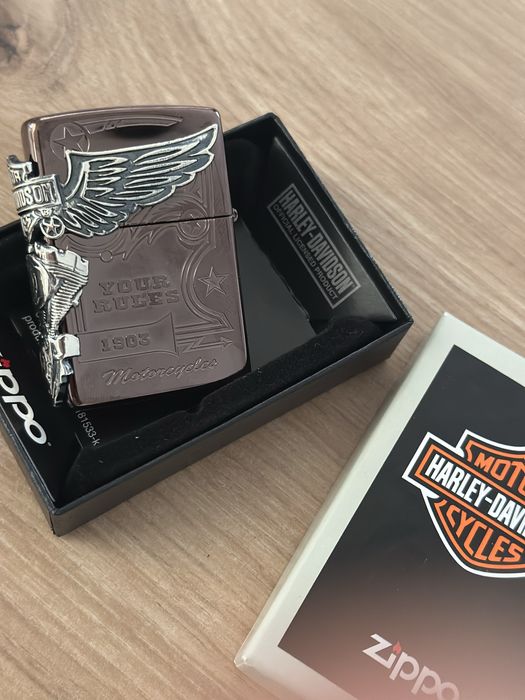 Bricheta Zippo Harley-Davidson noua
