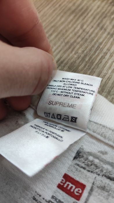 Supreme x MM6 Maison Margiela box logo T-shirt L size