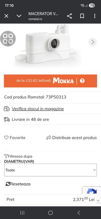 Tocatoare wc ,tocatoare  lavuare  preturi cele mai mici